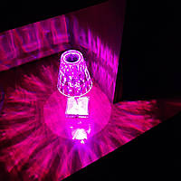 Светодиодная настольная лампа сенсорная 16 цветов на пульте