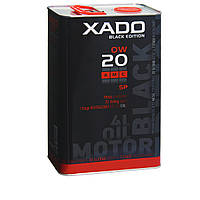 Моторное масло XADO Atomic Oil SP AMC Black Edition синтетическое 0W-20 4л