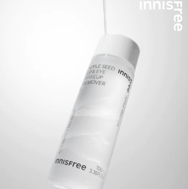 Двухфазная жидкость для снятия макияжа с глаз и губ Innisfree Apple Seed Lip & Eye Makeup Remover