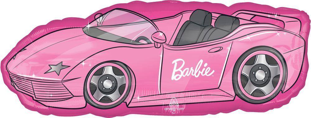 Anagram 71*59 см Рожева машина з Барбі Фольгована куля фігура Barbie Барбі — В УП MrShar
