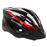 Шлем велосипедный черно-бело-красный VLT HEL127 L 2022