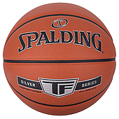 М'яч баскетбольний Spalding TF Silver Indoor-Outdoor розмір 7 композитна шкіра для вулиці-залу (76859Z)