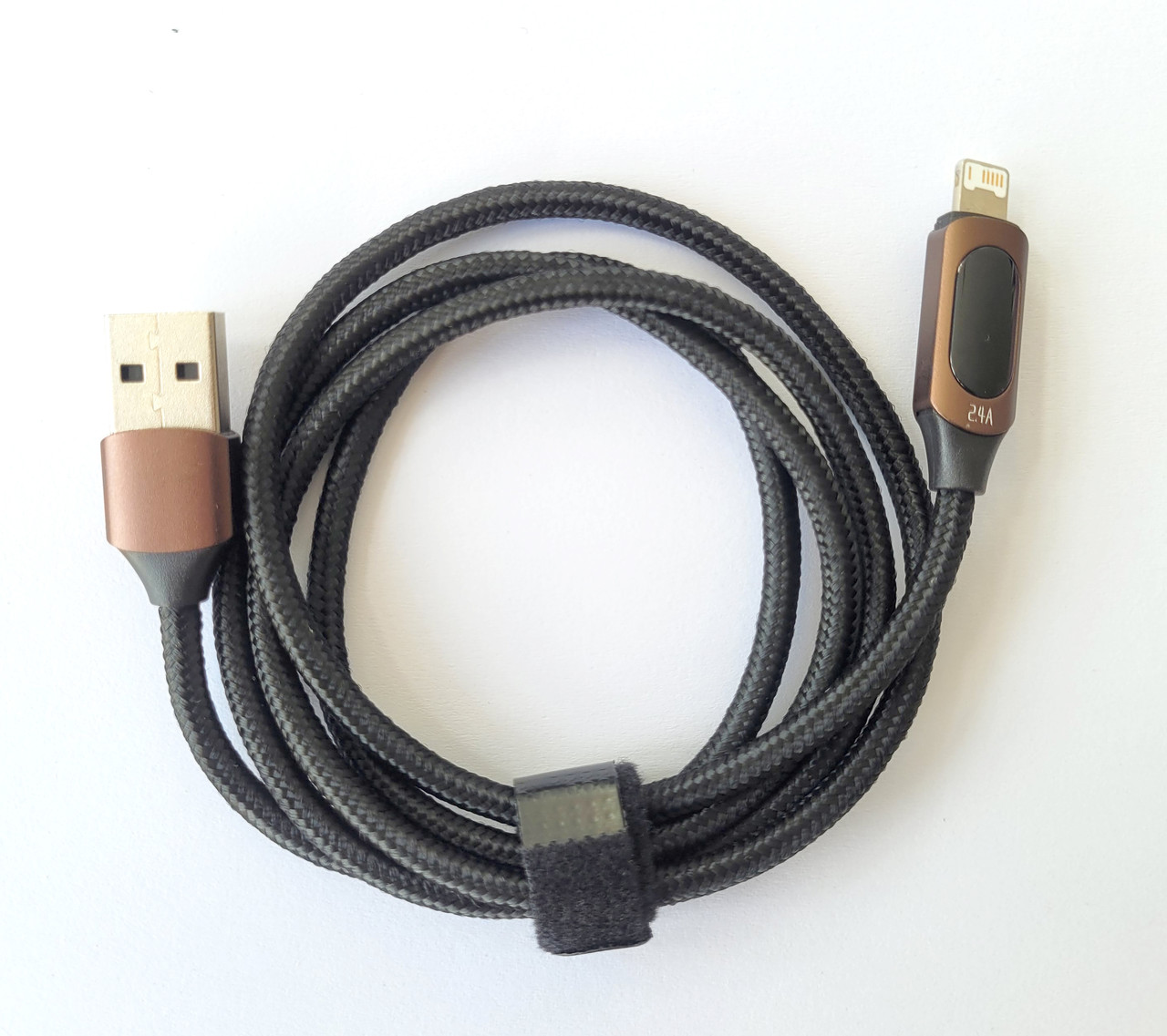 Кабель Toocki із дисплеєм USB to Lightning PD 2.4A для Apple Iphone 11,12,13,14,Pro Max,Mini,Xs,Xr,X 8 iPad быстрая зарядка