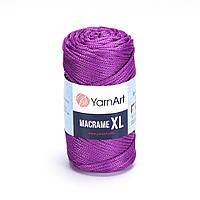 Пряжа фиалковая (№161) Macrame XL Yarnart Макраме хл ярнарт 250гр 130м полиэфирный шнур для платья
