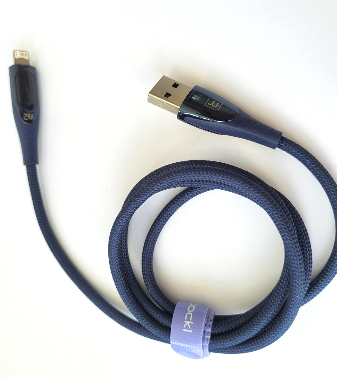 Кабель Toocki із дисплеєм USB to Lightning PD 2.4A для Apple Iphone 11,12,13,14,Pro Max,Mini,Xs,Xr,X 8 iPad быстрая зарядка