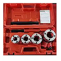 Набір клупів з тріскачкою 4 шт. 1/2". 3/4". 1". 1.1/4" Haisser