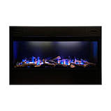 Електрокамін паровий Faber by Dimplex E-Slim Linear 1200-450 фронтальний зі справжнім 3D ефектом полумʼя, звуком та обігрівом (з, фото 5