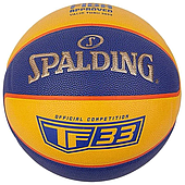 М'яч баскетбольний Spalding TF-33 FIBA 3x3 Official Game Ball розмір 6 композитна шкіра (76862Z)
