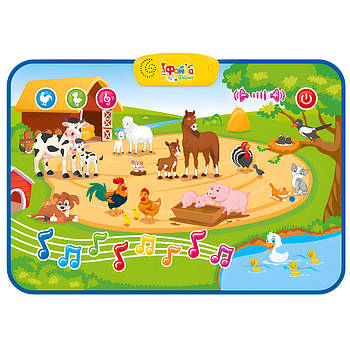 Ігровий розвиваючий килимок для немовляти Limo Toy M 3455 Музичний ігровий килимок з українською озвучкою