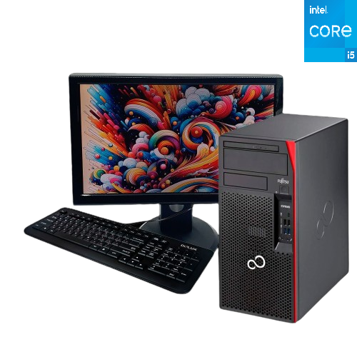 Б/В, комп'ютер у зборі, Intel Core i5-8400, ОЗУ 4 ГБ, SSD 120 ГБ, відео 2 ГБ, монітор 24"