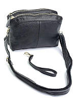 Жіноча шкіряна сумка клатч 127 Black Жіночі шкіряні сумки та шкіряні клатчі купити в Україні