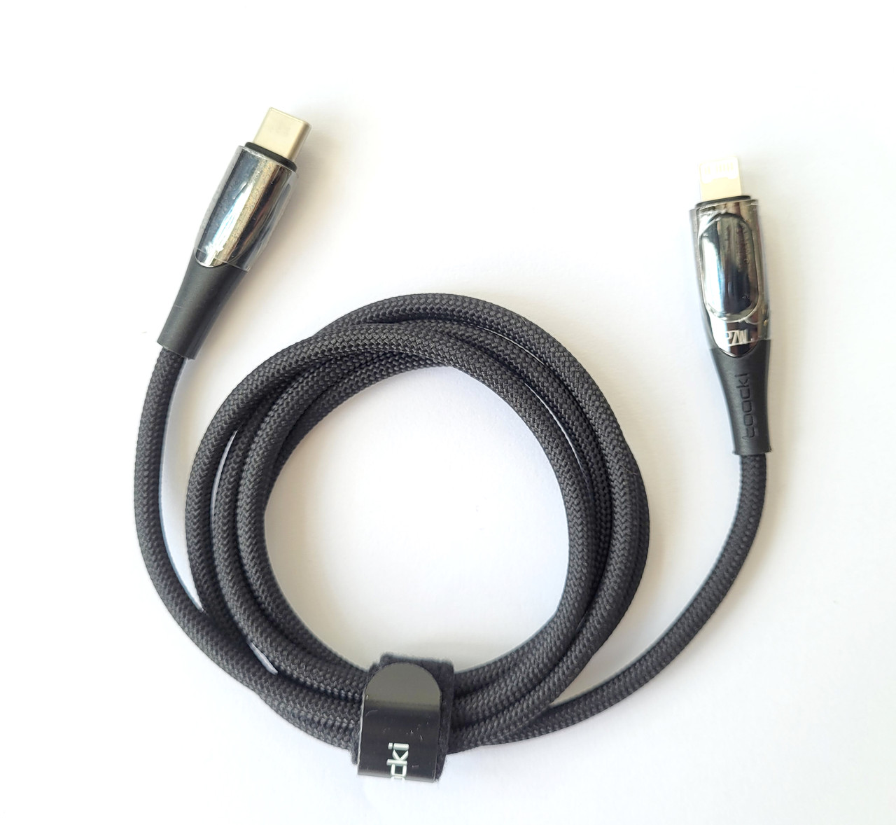 Кабель Toocki із дисплеєм Type-C to Lightning PD 27W  для Apple Iphone 11,12,13,14,Pro Max,Mini,Xs,Xr,X 8 iPad быстрая зарядка