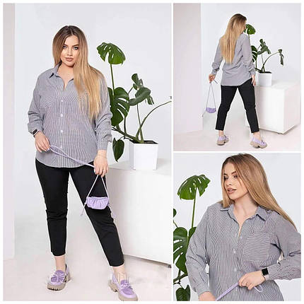 Неймовірний жіночий костюм, тканина "Льон" 52, 54 розмір 52, фото 1