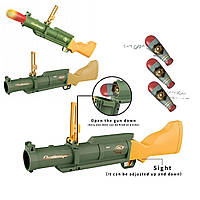 Игрушечный гранатомет с прицелом стреляет детский миномет игрушечное оружие