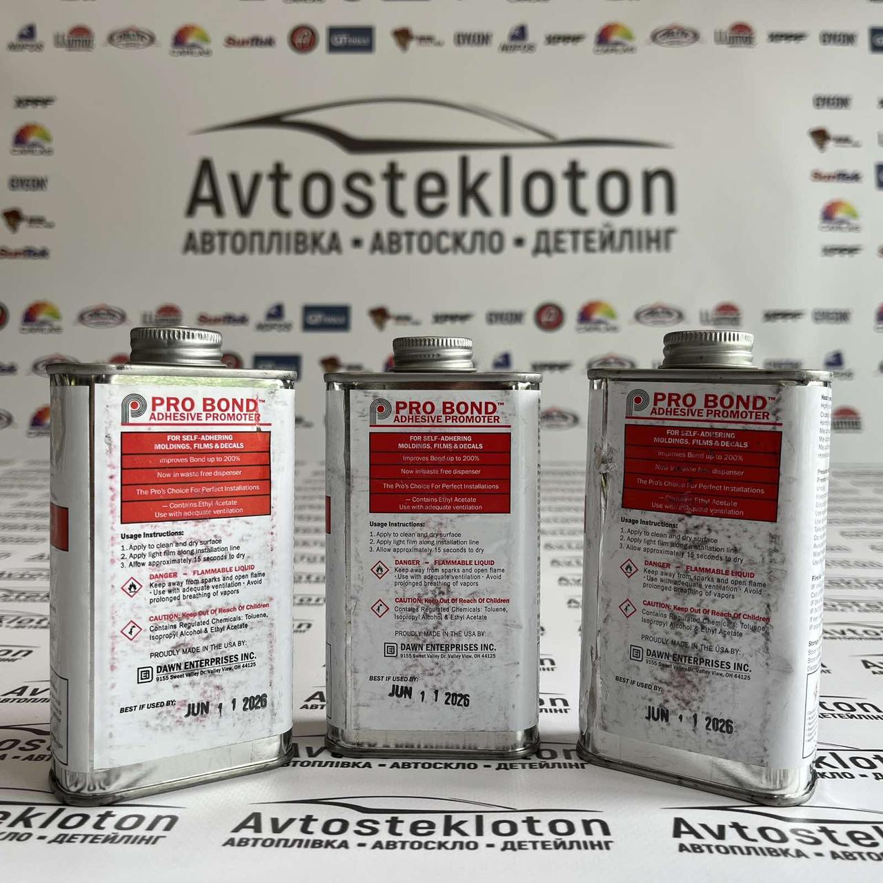 Праймер Pro bond adhesive promoter засіб для антигравійної та вінілової плівок 240 мл, фото 1