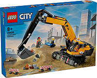 Конструктор Lego City Желтый строительный экскаватор 60420