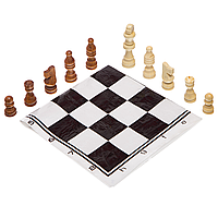 Шахматные фигуры с полотном SP-Sport 205P 6,5 см дерево js