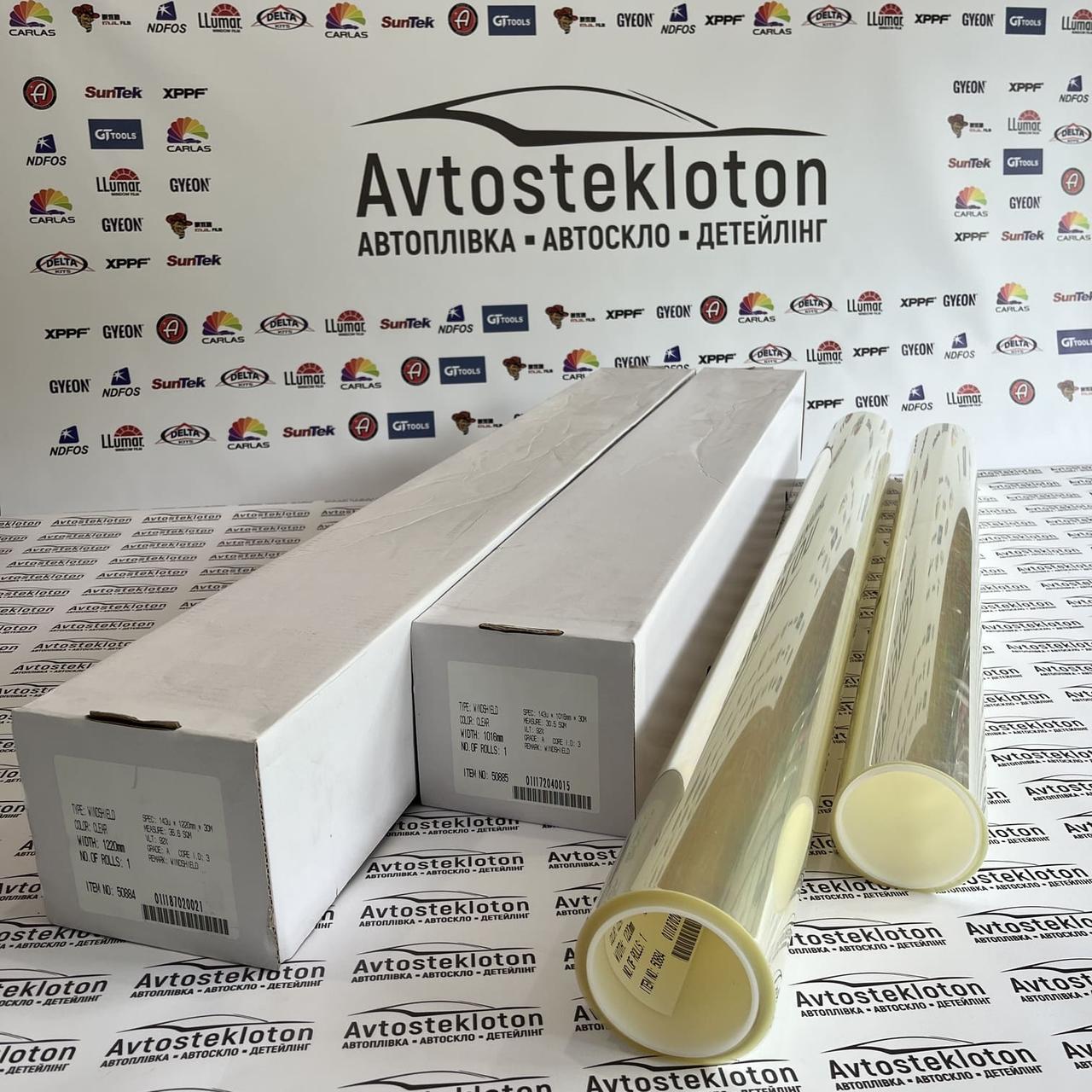 Плівка для захисту лобового скла WindshieldShield WSS бронеплівка на лобове авто гідрофобна 1 м