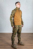 Военный комплект форма уставная хищник саржа камуфляж статутная летняя мужской костюм зсу полевой тактический