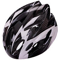 Шлем защитный детский с механизмом регулировки Zelart 120S размер L 54-56см Black-White