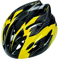 Шлем защитный детский с механизмом регулировки Zelart 120S размер L 54-56см Black-Yellow