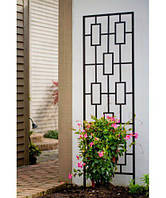 Опора для квітів садова шпалера 60 х 200 см AR0015 чорний