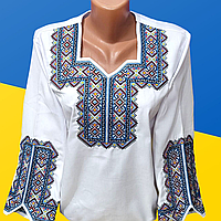 Блузка-вишиванка жіноча лляна розмір 58-62 "VYSHYVANKA" недорого від прямого постачальника