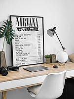 Постер Nirvana - Nevermind / Плакат Нірвана