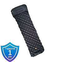 Надувний туристичний матрац Bass Polska BH 41965 з подушкою 190 х 58 см