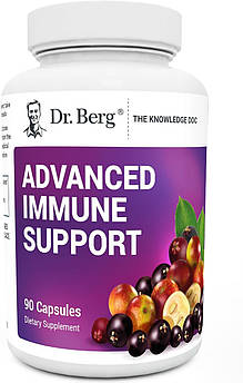 Мультисистемний захист імунітету преміумкласу Dr. Berg Advanced Immune Support 90 капсул
