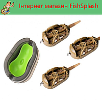 Кормушка фидерный набор (3 кормушки + топталка) 50g+50g+60g Fishing ROI