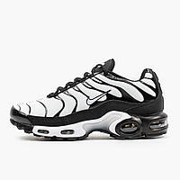 Кроссовки Nike TN Air Max White Black, Мужские кроссовки, Найк Еир Макс