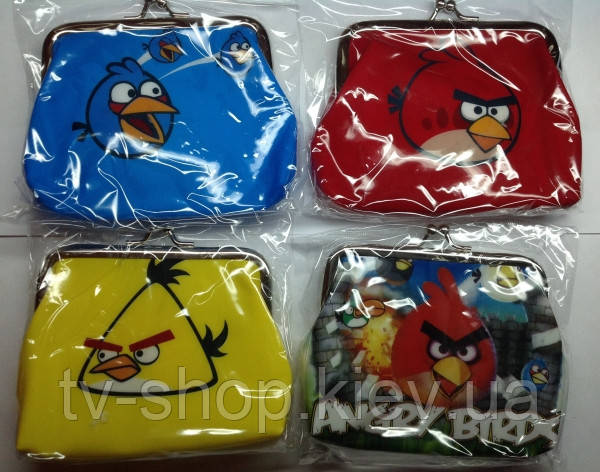Гаманець дитячий лаковий Angry Birds