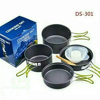 Набір посуду сковорідки каструлі DS-301 Похідна кухня