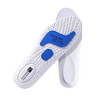 Амортизирующие спортивные стельки для обуви на пенной основе белые размер 42 (NR0194_1)