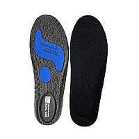 Амортизирующие спортивные стельки для обуви на пенной основе черные размер 39-42 (NR0194_2)