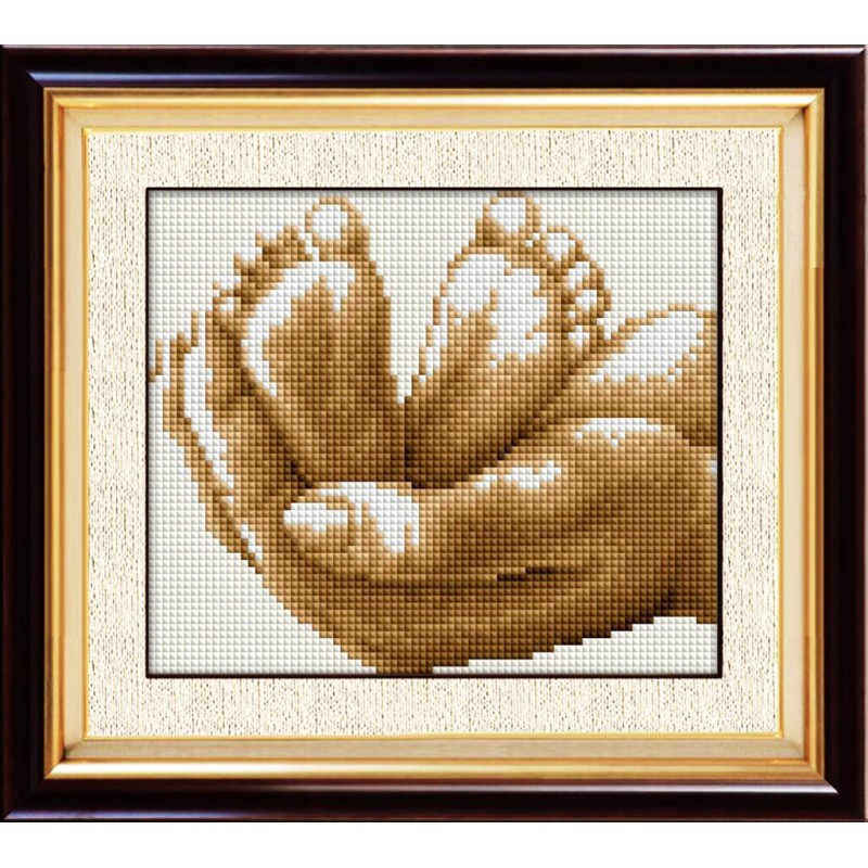 Алмазна мозаїка Життя в руках Dream Art 30020 (17 х 20 см)