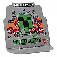 Підставка для книг (металева, з додатковими фіксаторами, 16.5х17х16см) Pusheen Yes