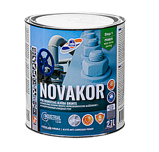 Грунт алкідний протикорозійний NOVAKOR, 2.7 л