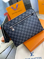 AI Клатч серый Louis Vuitton Kasai Damier Graphite c770