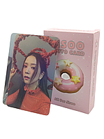 Ломо Карты Lomo Card China Blackpink Jicoo Блэкпинк Джису голографические СС C BP 12