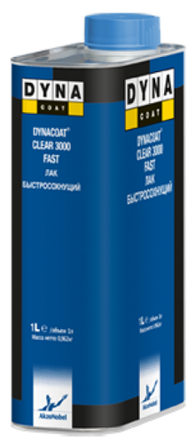 Купить Лак Dyna Clear 3000 Fast Deu 5л + отвердитель 2.5л быстрый, цена ...
