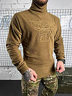 Тактична флісова кофта йода койот, чоловічий військовий светр, армійська кофта для військових