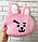 М'яка Іграшка Кролик КУКИ BT21 Плюшева Подушка COOKY ARMY персонаж BTS 35 см Рожевий (00918), фото 3