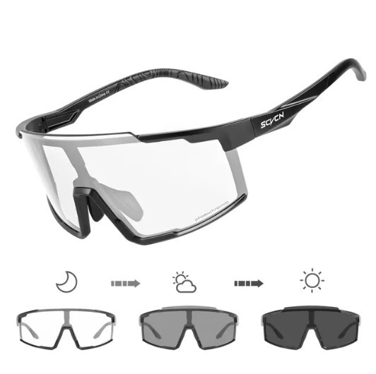 Сонцезахисні окуляри із самозатемненням UV400 Sport Eyewear Mountain Bike Mens Driving