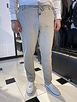 Чоловічі класичні лляні лляні літні штани Corcotti Trousers Бежеві Стильні чоловічі лляні штани Штани Штани