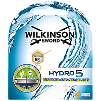 Леза (касети) для бритвенного станку Wilkinson Sword Hydro 5 Groomer Power (4 шт)