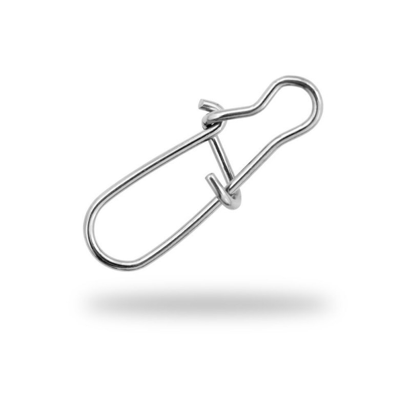 Застібка американка для риболовлі Gurza Nice Snap Ni №000 10шт карабін для риболовлі, фото 1