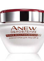 Дневной крем для лица восстановление spf 25 anew avon 50 мл 35+