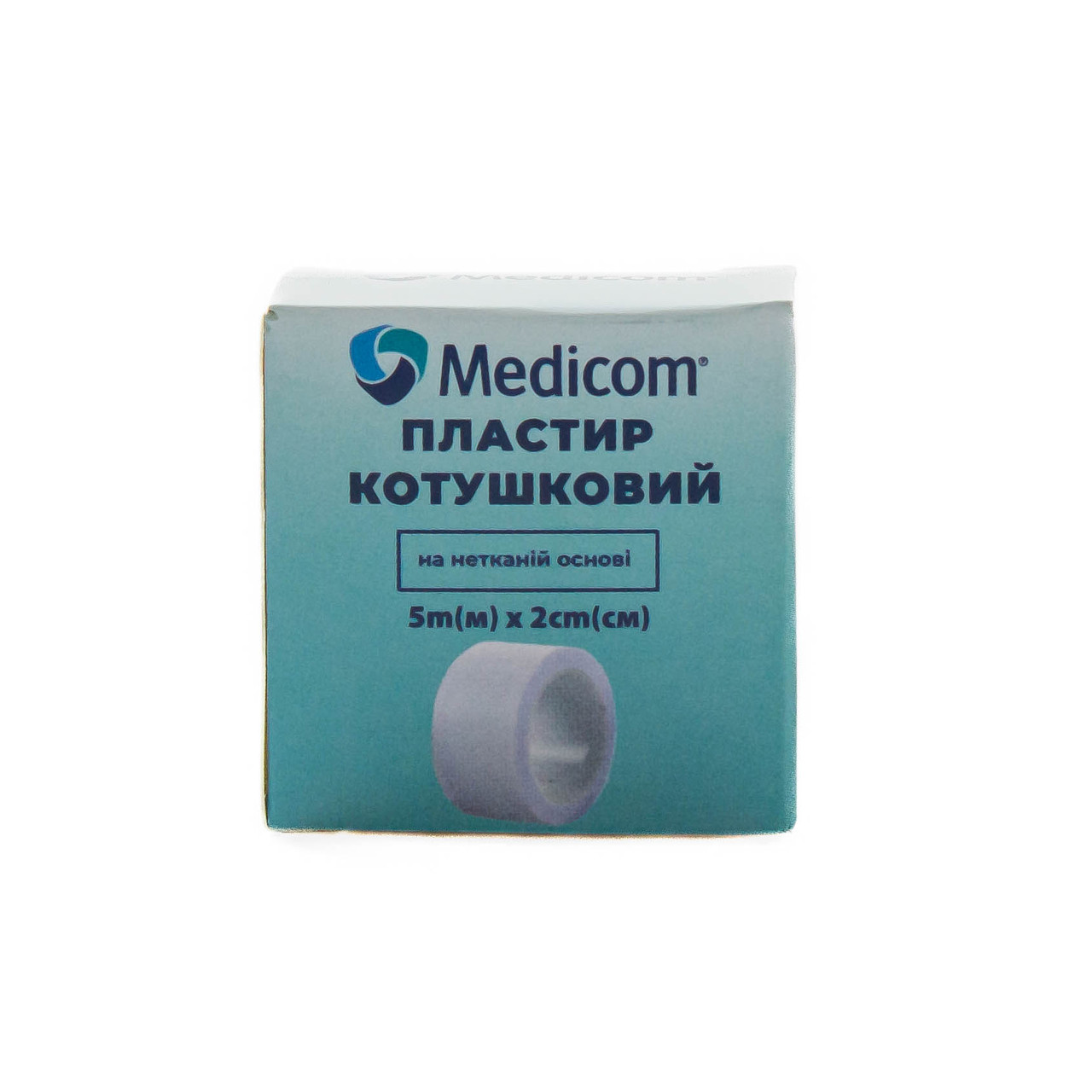 Пластыр медичний котушковий MEDICOM® на нетканій основі, 5м * 2см